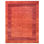 Wool Southwestern Area Rug in Red