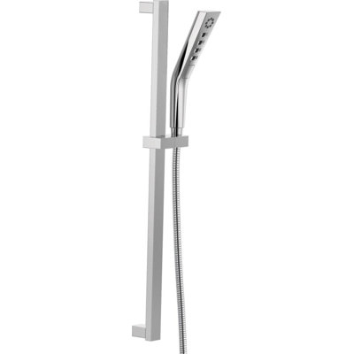 Pivotal H2Okinetic Hand Shower with Slide Bar, 3-Spray Handheld Shower Head, Slide Bar Hand Shower