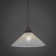 Stem Hung Pendant With Glass