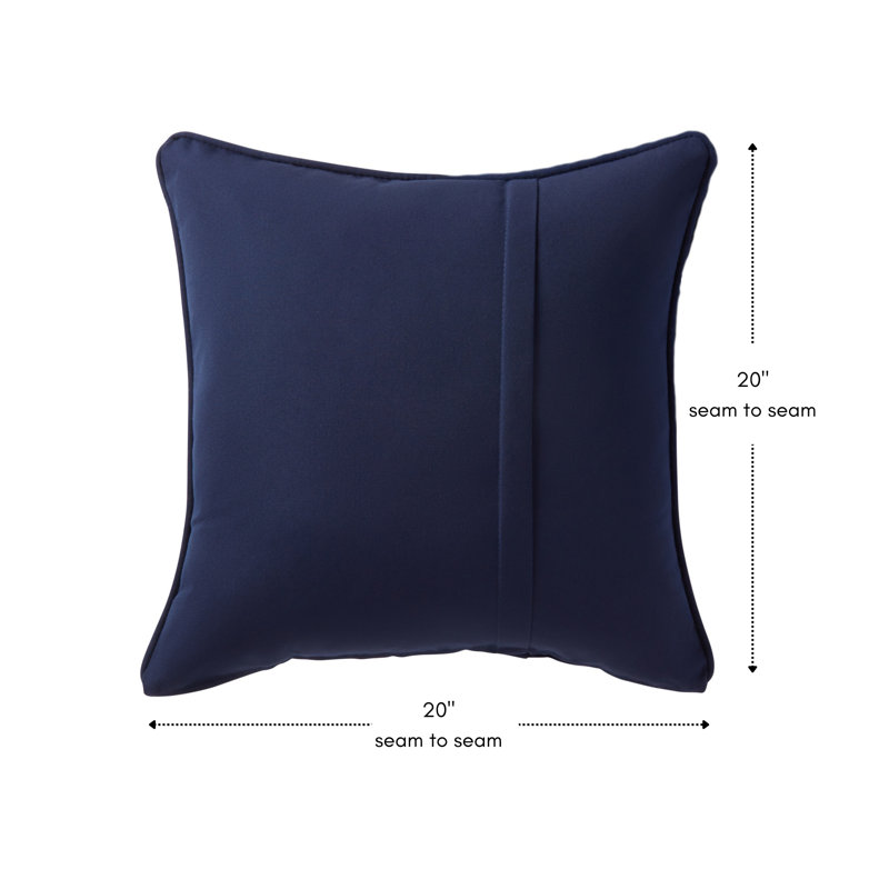  Coussin Sunbrella, Toile bleu marine, Set of 2