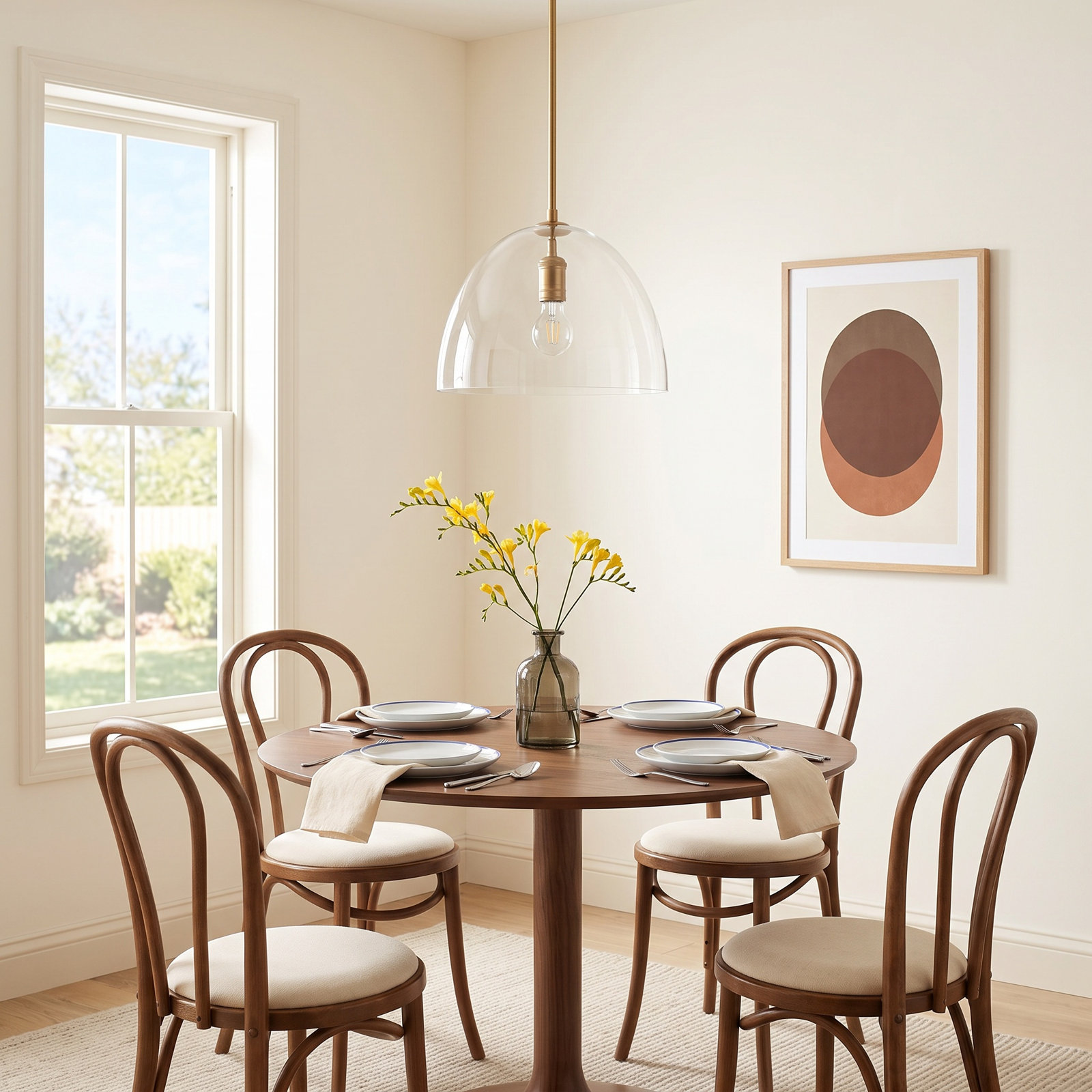 Alexandre Dimmable Glam Dome Single Light Pendant