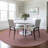 Premium Machine Washable Paullette AMF137 Red Rug-1594407055
