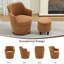 Fauteuil demi-tonneau pivotant 360 avec repose-pieds 360-403601802