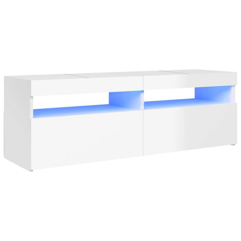 vidaXL TV Stand Sideboard Entertainment Center Media Unit with LED Lights