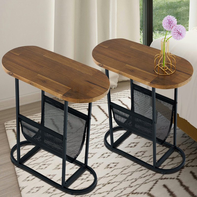 Table de chevet Shadai, Brun