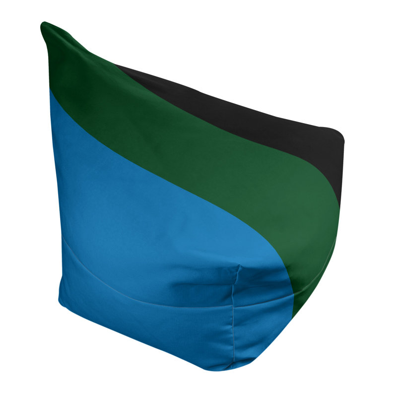Housse de sac de pois standard Utah, Bleu des Grands Lacs / vert de Good Land / noir, 2 po x 38 po x 42 po