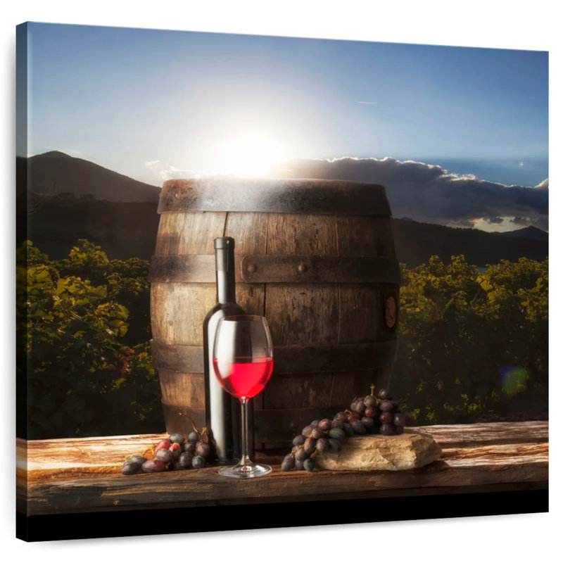 Yarlin Merlot Red Wine, 30" H x 30" W