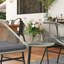 3 Pieces Rattan Bistro Set with Cushions Outdoor Patio-1011785400