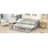 Platform Bed with Trundle and Drawers
