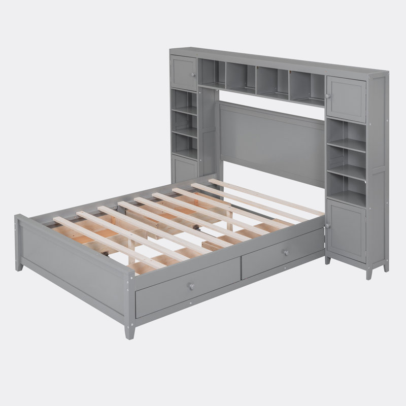 Michiya Bookcase Bed