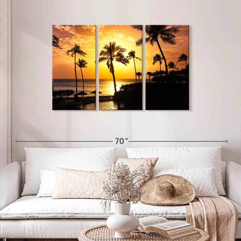 Gillard Maui Sunset Shadows, 28" H x 45" W