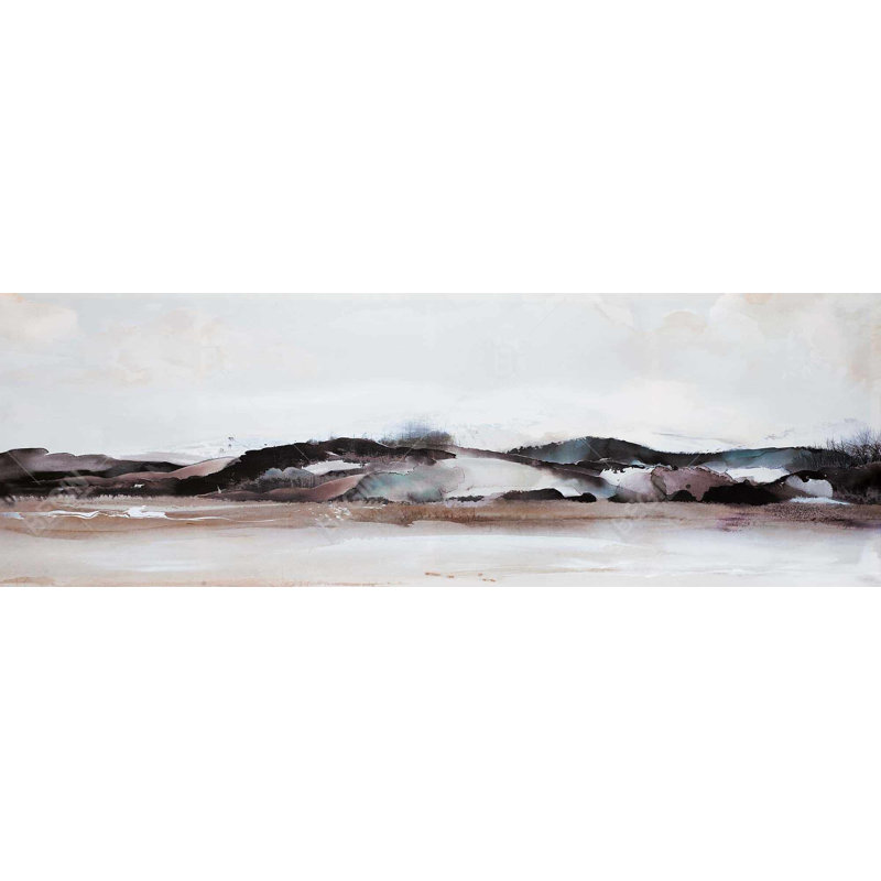 «Watercolor Mountains» sur toile