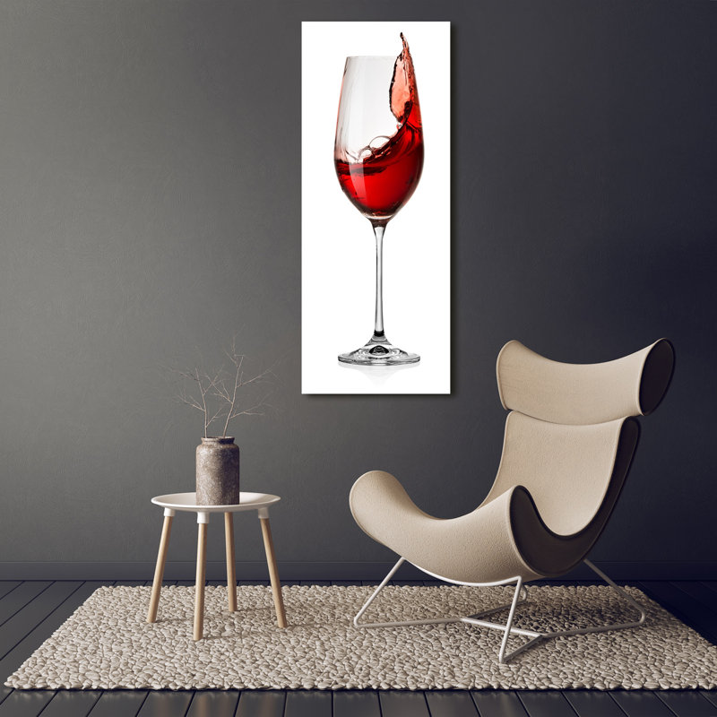 Red Wine - Wrapped Canvas Print