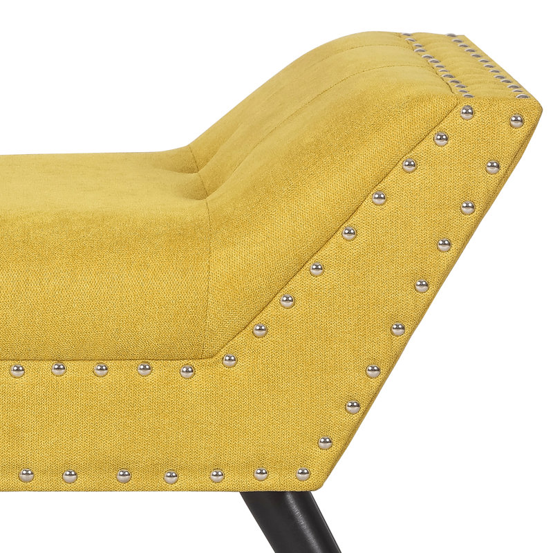 Banc rembourré Harfateh, Jaune