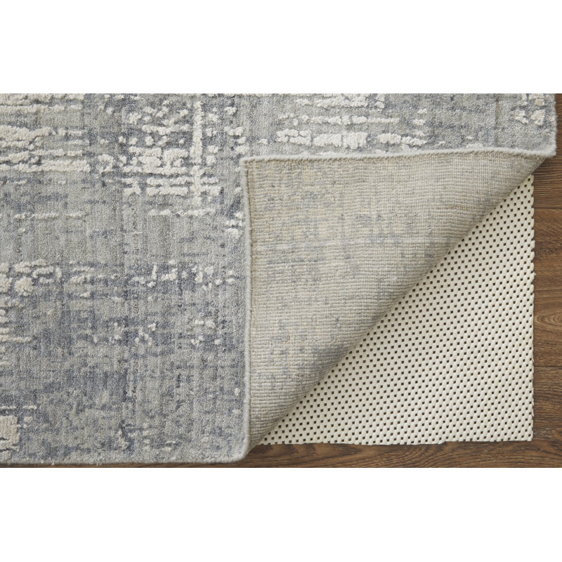 Eastfield Abstract Area Rug in Gray, Rectangle 2' x 3'