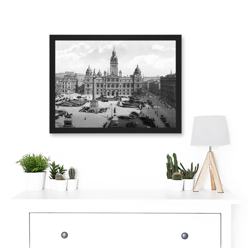 Glasgow George Square Scotland UK - Single Picture Frame Print