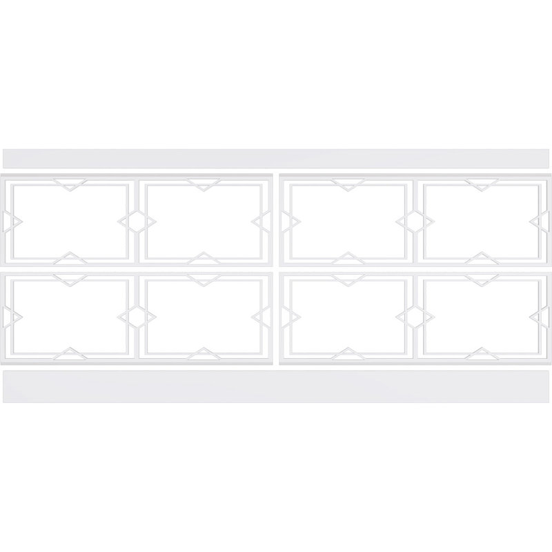 Ensemble de lambris en PVC Fleming, H 40 po x l 94,5 po x P 0,625 po