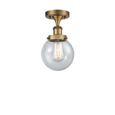 Amadeu Glass Semi Flush Mount