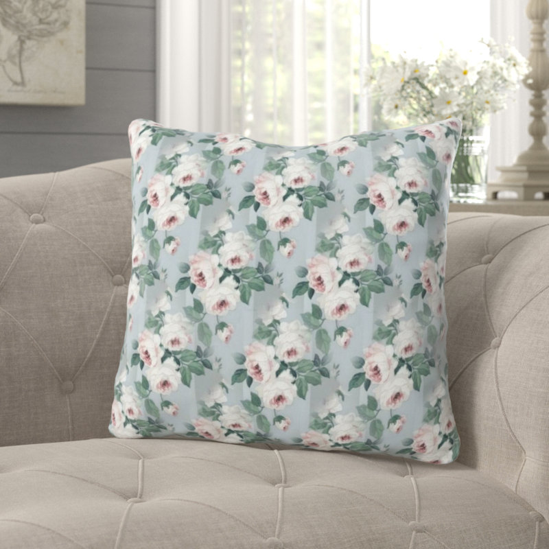 Coussin décoratif floral rétro Grijalva, Intérieur