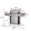 Grand barbecue domestique en acier inoxydable de 59,76 po