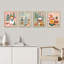 «Christmas Decor Season Snowman Tree Squirrel», impression sur papier 4 pièces-97770453-97770454