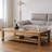 Brown Solid Wood Rectangular Coffee Table-729014887