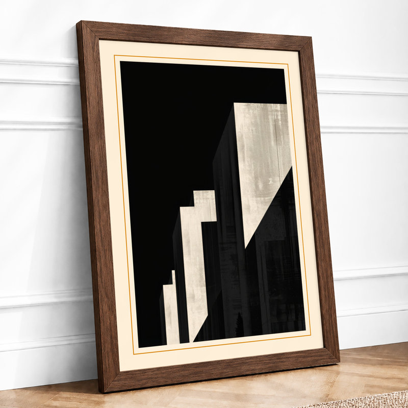 Urban Heights Industrial - Print, A1 - 84.1 x 59.4 cm, Black