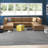 Barnwell Faux Leather U-Shaped Sectional-372726206-358446840