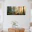 «Forest Sunrise Landscape», ensemble de 3 reproductions d'art sur toile tendues sur toile-1596512027