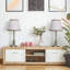 Ensemble de lampe de table 16,7 "transparent