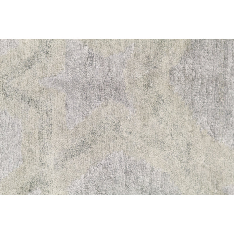 Hand-Knotted High-Quality Gray Area Rug
