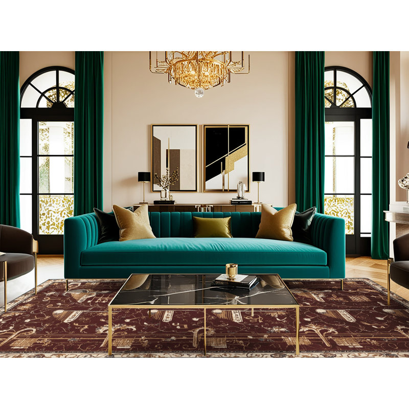  Tapis lavable chorale et symphonique, Carré 7 pi