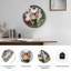 Horloge murale en verre 16 po Fairy Wings