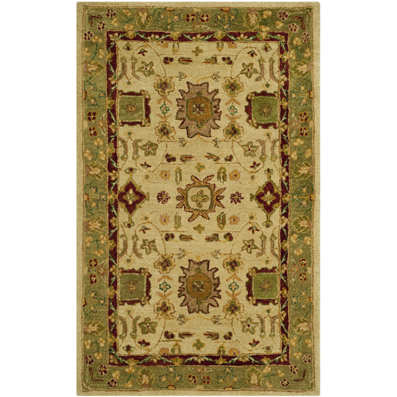 Ladd Wool Pile Oriental Rug, Rectangle 8' x 10'