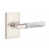 Satin Nickel/White Marble selected