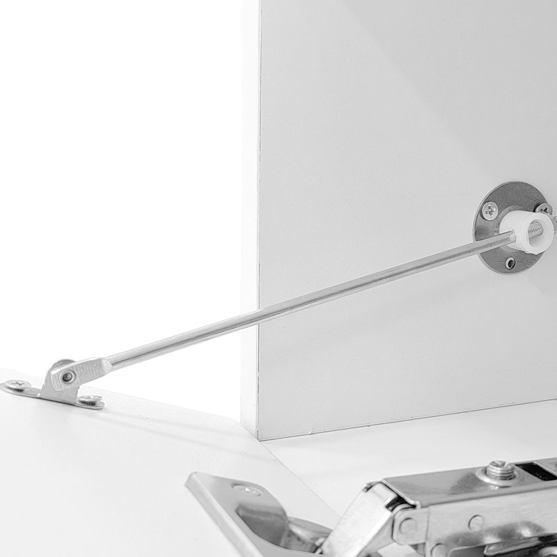 Table basse en forme de nuage - avec tiroirs et compartiments de rangement spacieux, Blanc