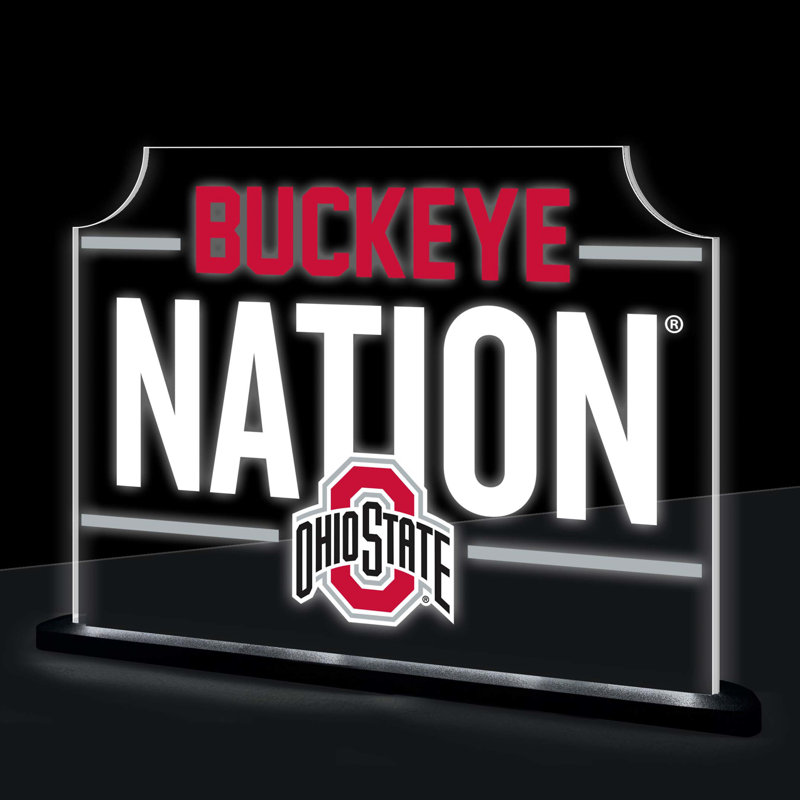 Ohio State University College Rectangle Desklite LED Decor