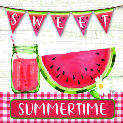 «Sweet Summertime» par Mollie B. - Impression sur toile tendue
