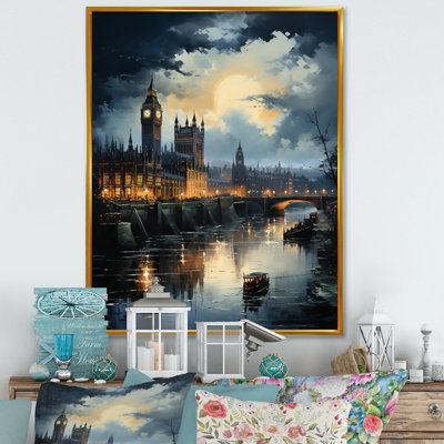 «England City Skylineengland Landscape VI - Cityscapes», reproduction d'art sur toile