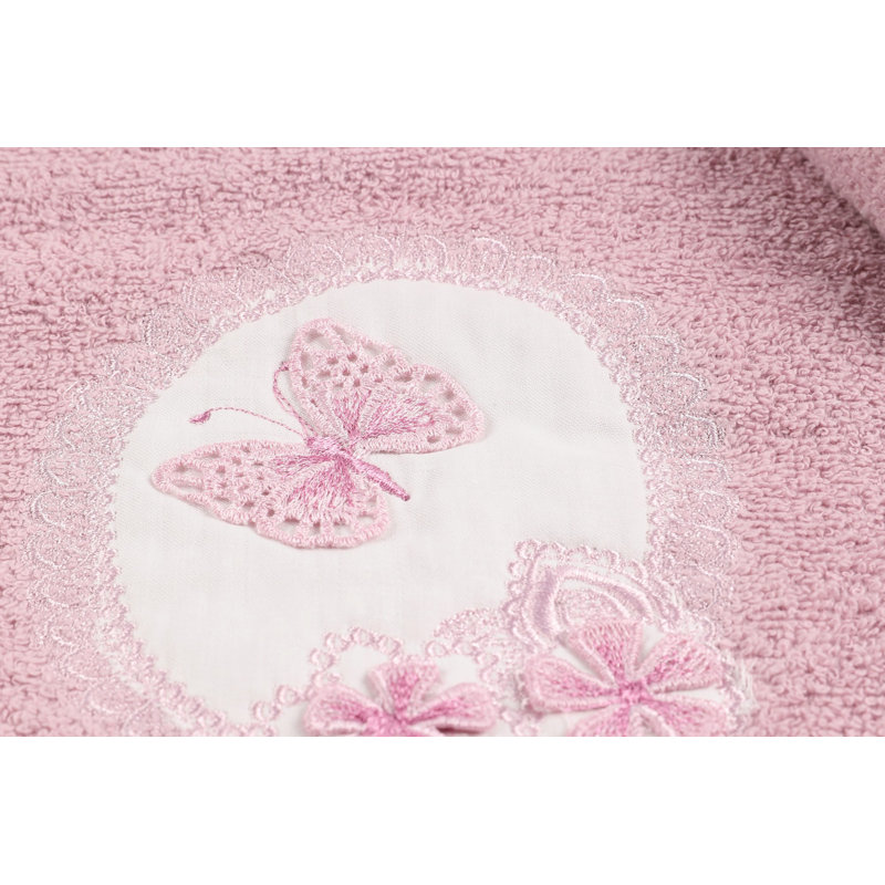 Ensemble de serviettes 2 pièces, Mauve clair