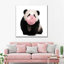 Impression sur toile Bubble Gum Baby Panda-918308605