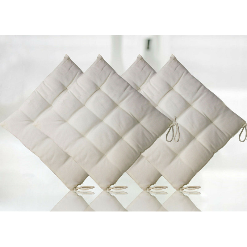 Garden Seat Cushion, Ivory