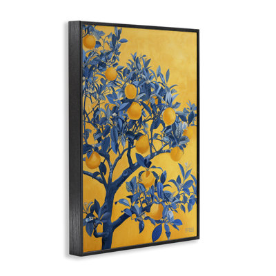 «Lemon Tree on Orange», estampe numérique par RB