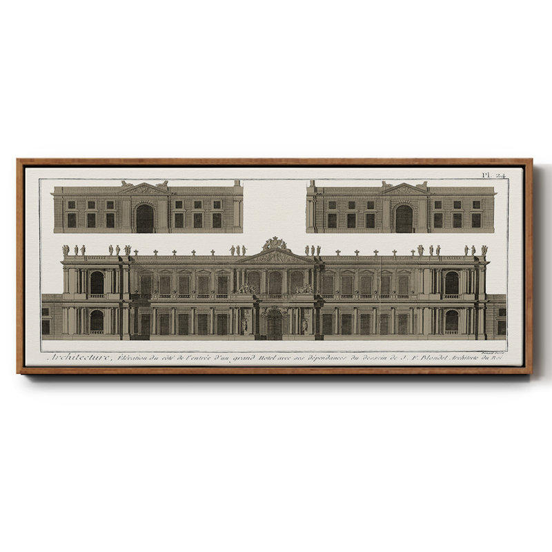 Buildings & Facades I- Framed Canvas