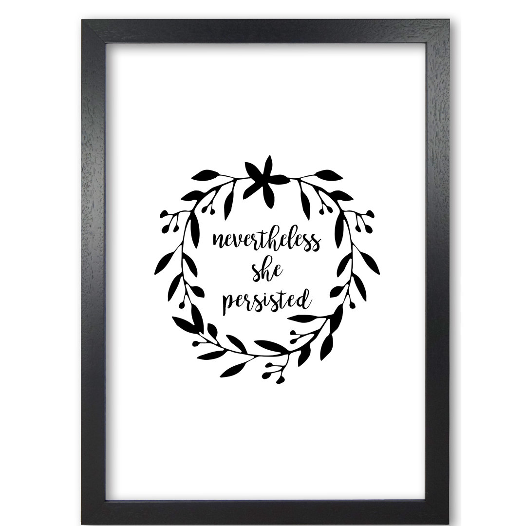 Nevertheless She Persisted Illustration - Print