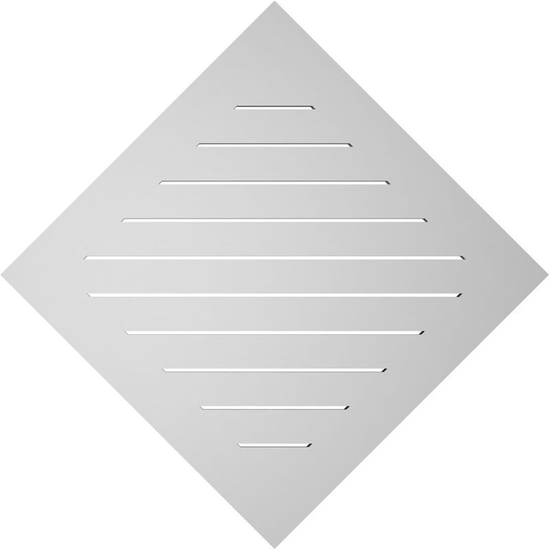 Évent à pignon fonctionnel en uréthane Diamond, H 40 po x l 40 po x P 1 po