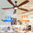 60 Inch Wood Ceiling Fan With Light