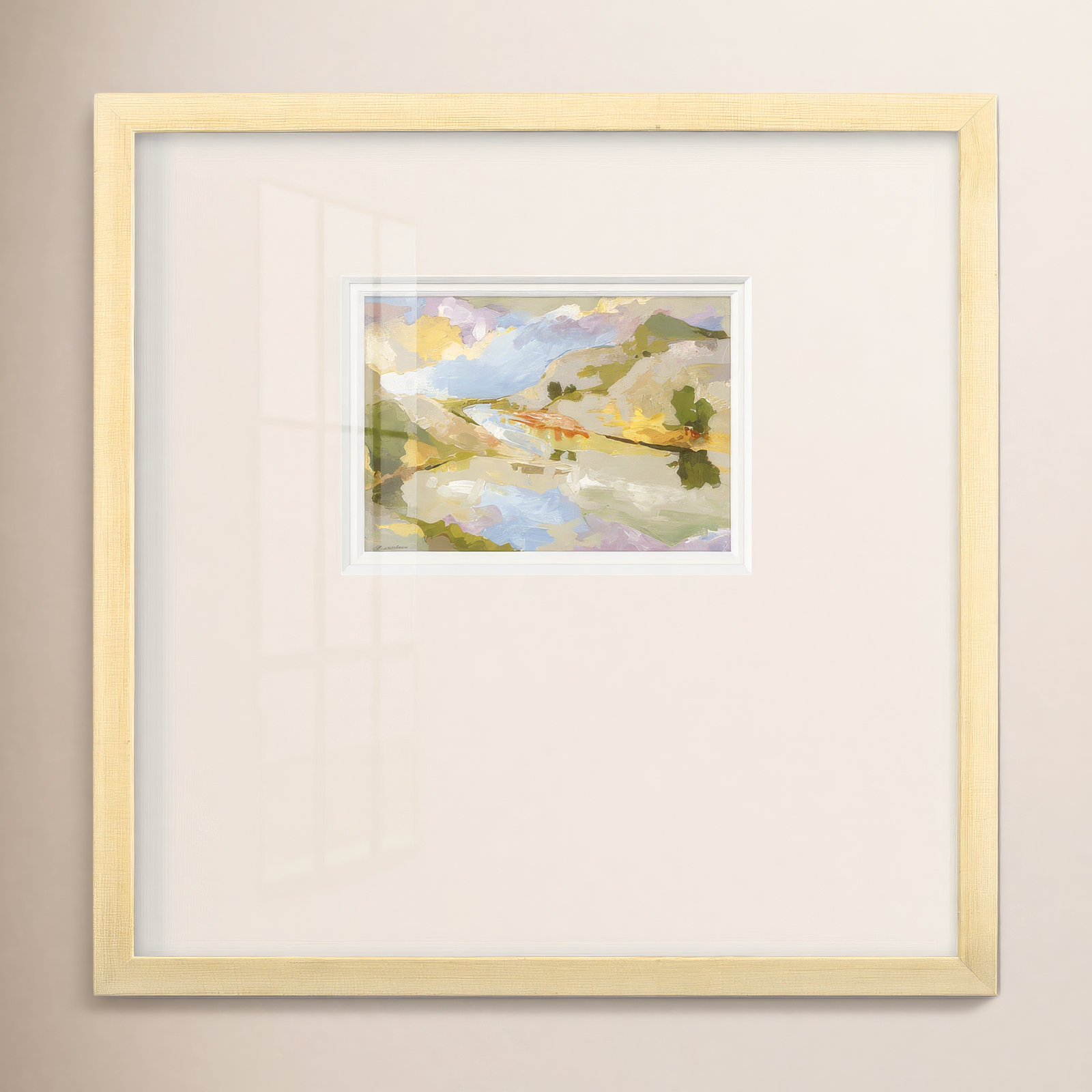 Elmina "Uplands II" Print, 17" H x 17" W x 1.13" D