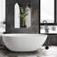 Baignoire de trempage autoportante à surface solide 67 po. X 33,5 po.-78639070