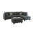 3-P Combination Cabinet Sofa Blue Gray